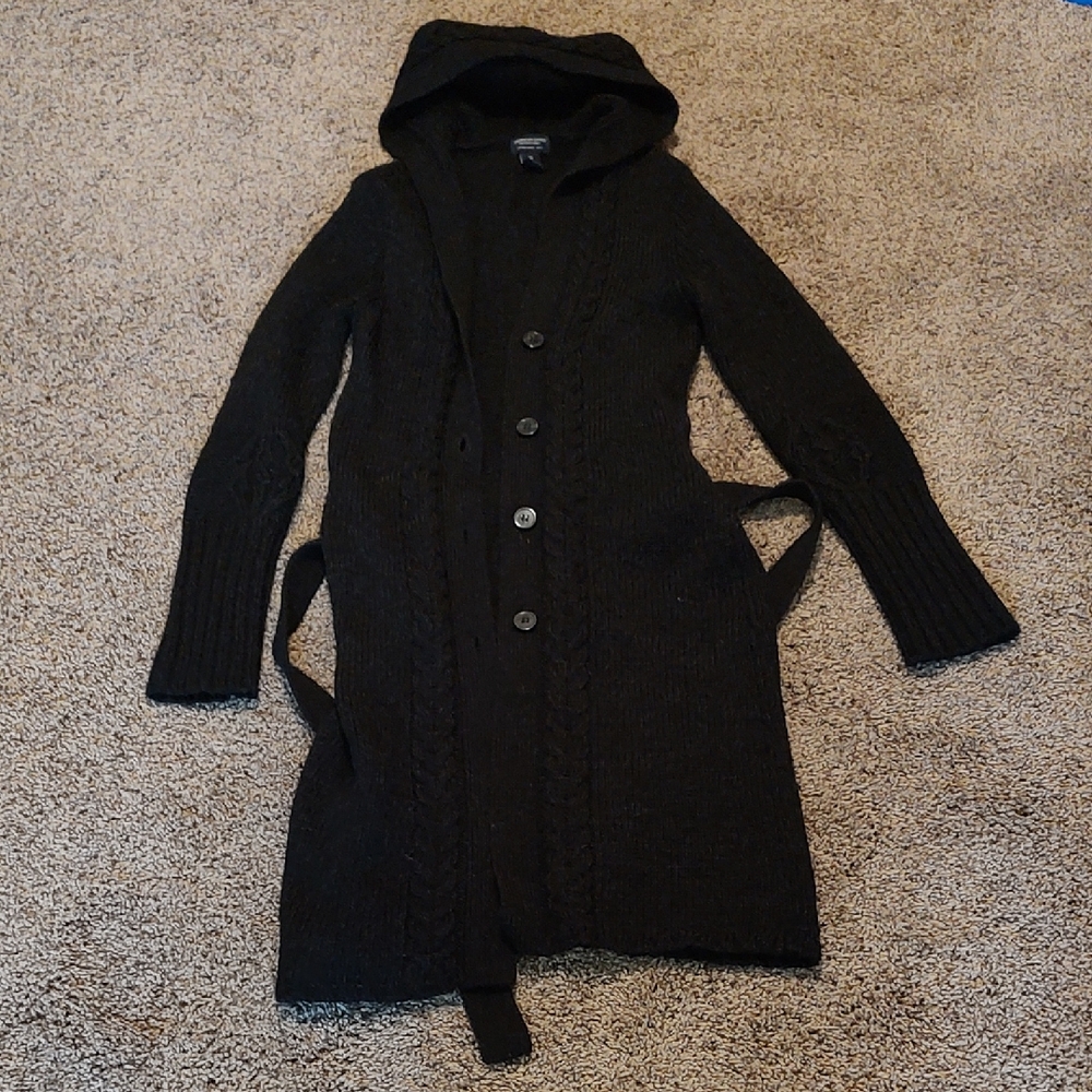 American Eagle Outfitters Black Knit Cardigan